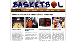 Desktop Screenshot of basketbolkurallari.net
